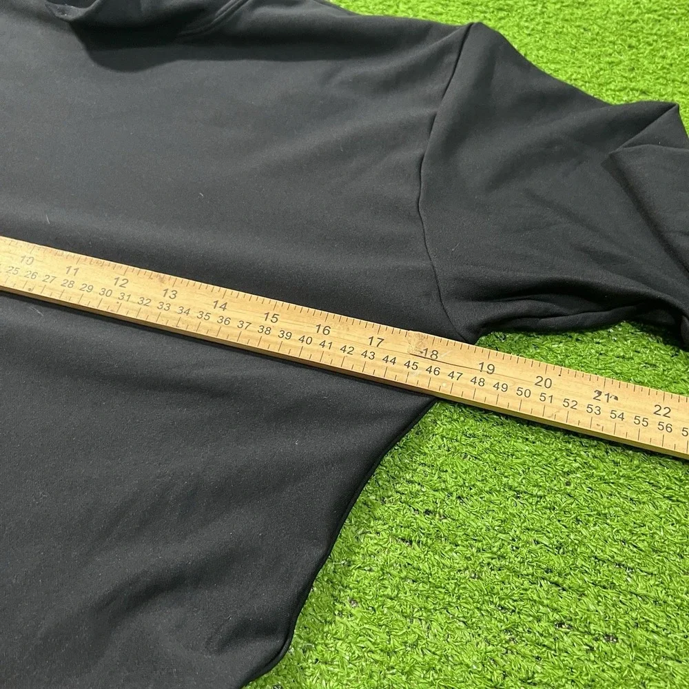 Under Armour Mock Neck Under Shirt LG Black Compression Cold Gear Long Sleeve